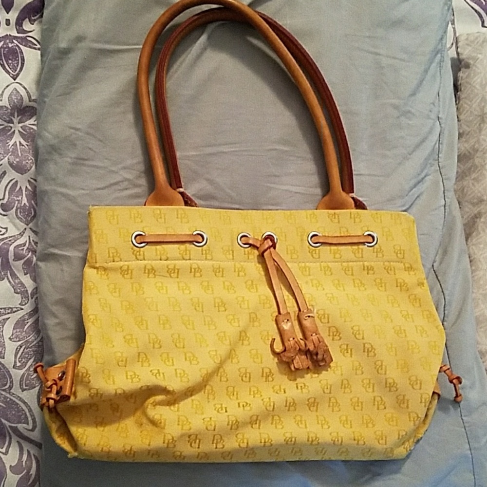 Dooney & Burke yellow bag